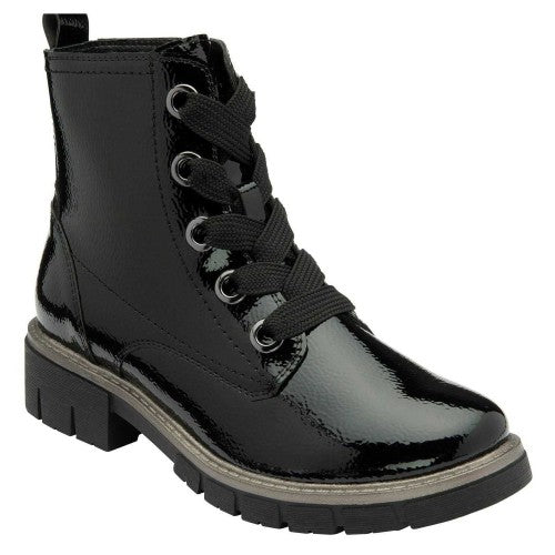 Front - Lotus Shoes Womens/Ladies Jojo Combat Boots