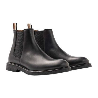 Front - Boss Mens Tunley Cheb Leather Chelsea Boots