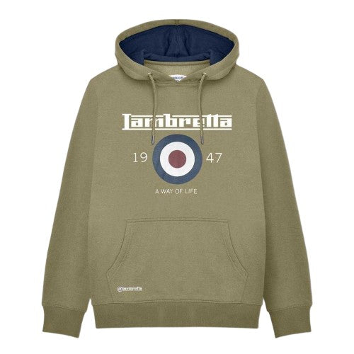 Front - Lambretta Unisex Adult Target Hoodie
