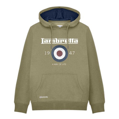 Front - Lambretta Unisex Adult Target Hoodie