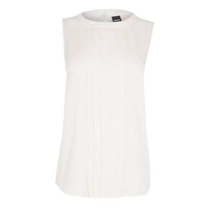 Front - Boss Womens/Ladies Jewel Collared Regular Sleeveless Blouse