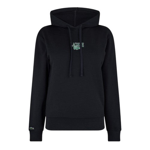 Front - Lacoste Womens/Ladies Embroidered Logo Long-Sleeved Hoodie