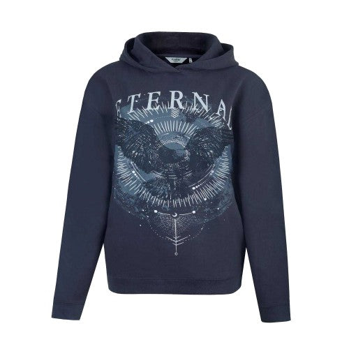 Front - Firetrap Womens/Ladies Eagle Hoodie