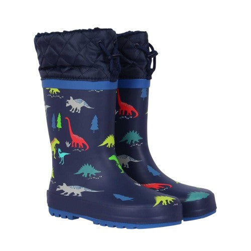 Front - Gelert Childrens/Kids Dinosaur Wellington Boots