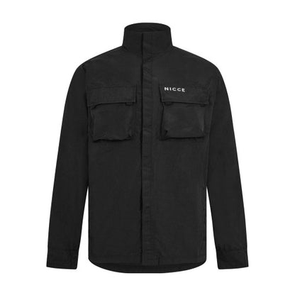 Front - Nicce Mens Relaxed Fit Long-Sleeved Overshirt