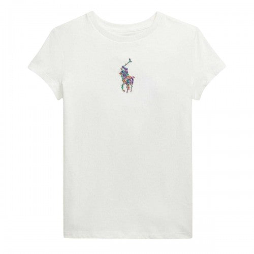Front - Ralph Lauren Childrens/Kids Summer Floral Regular T-Shirt