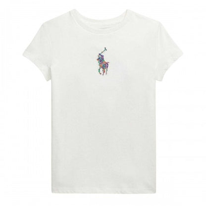 Front - Ralph Lauren Childrens/Kids Summer Floral Regular T-Shirt