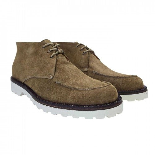 Front - Nicholas Deakins Mens Benjamim Suede Moc Toe Chukka Boots