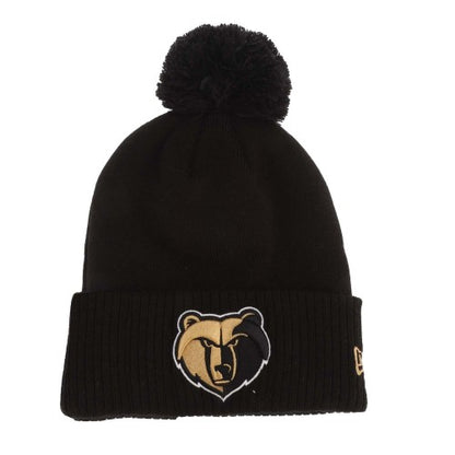 Front - New Era Unisex Adult Memphis Grizzlies NBA Knitted Beanie