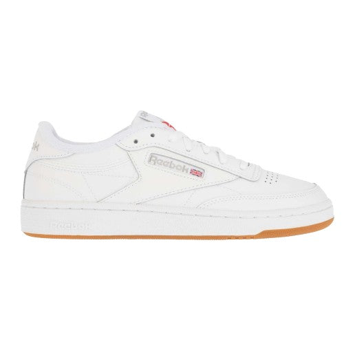 Front - Reebok Womens/Ladies Classics Club C 85 Leather Trainers