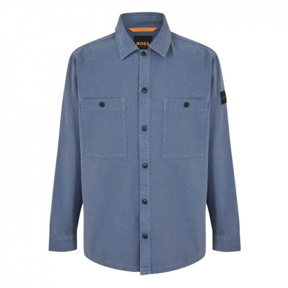 Front - Boss Mens Locky Oversized Overshirt