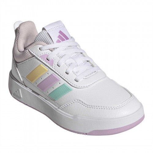 Front - Adidas Childrens/Kids Tensaur Sport 2.0 Stripes Trainers
