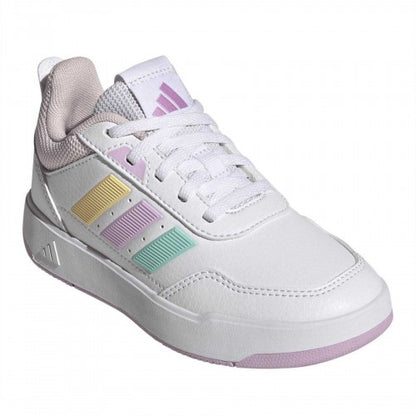 Front - Adidas Childrens/Kids Tensaur Sport 2.0 Stripes Trainers