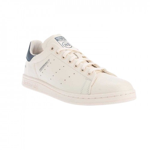 Front - Adidas Mens Smith Highsnobiety Tumbled Leather Trainers