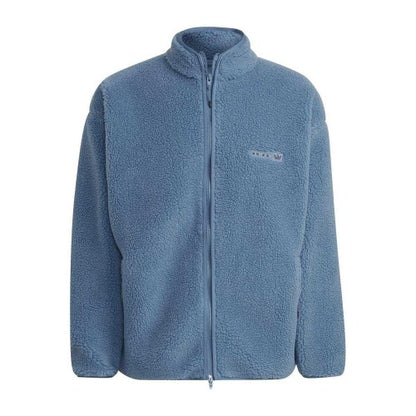 Front - Adidas Mens Sherpa Fleece Jacket