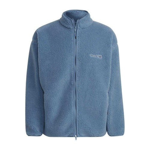 Front - Adidas Mens Sherpa Fleece Jacket
