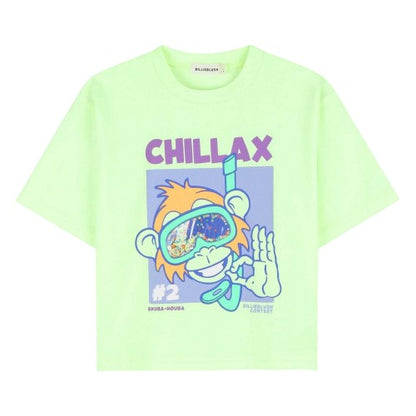 Front - Billieblush Childrens/Kids Print Regular Short-Sleeved T-Shirt
