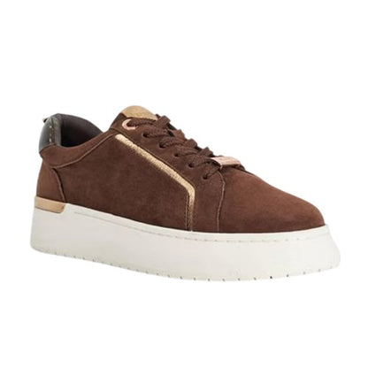 Front - Dune London Womens/Ladies Emmelino Suede Trainers