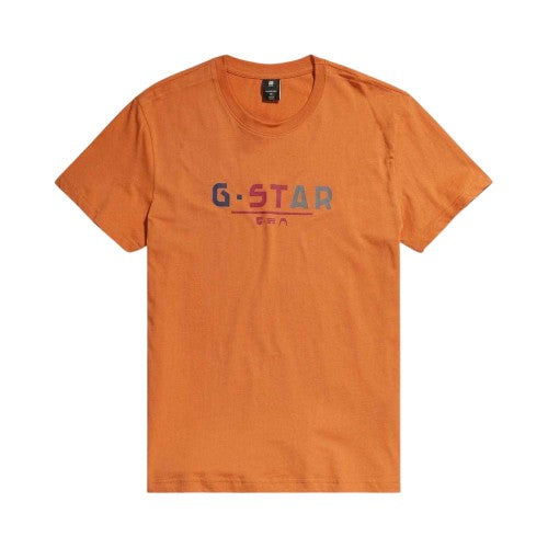 Front - G-Star Mens Graphic Print Straight T-Shirt