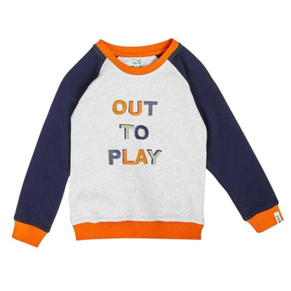 Front - Lilly & Sid Childrens/Kids Out 2 Play Sweatshirt