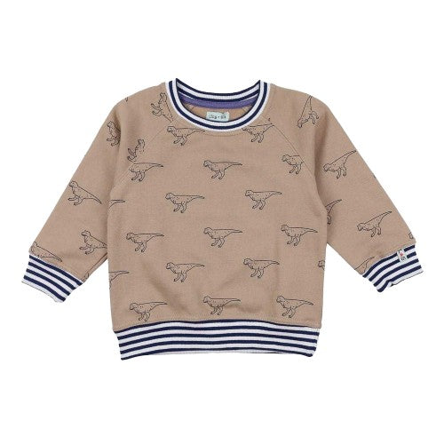 Front - Lilly & Sid Childrens/Kids Dinosaur Sweatshirt