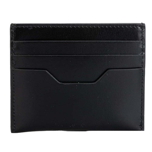 Front - Off White Jitney Simple Logo Leather Card Holder