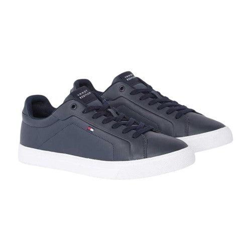 Front - Tommy Hilfiger Mens Nappa Leather Trainers
