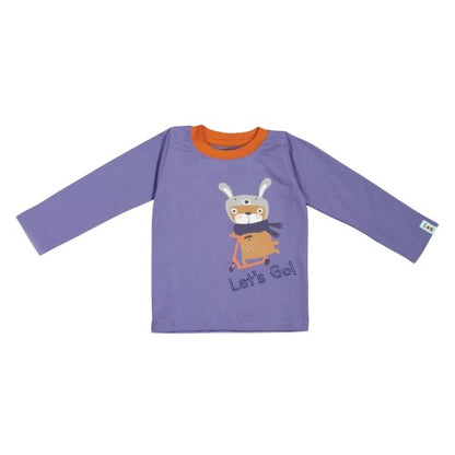 Front - Lilly & Sid Baby Let's Go Scooter T-Shirt