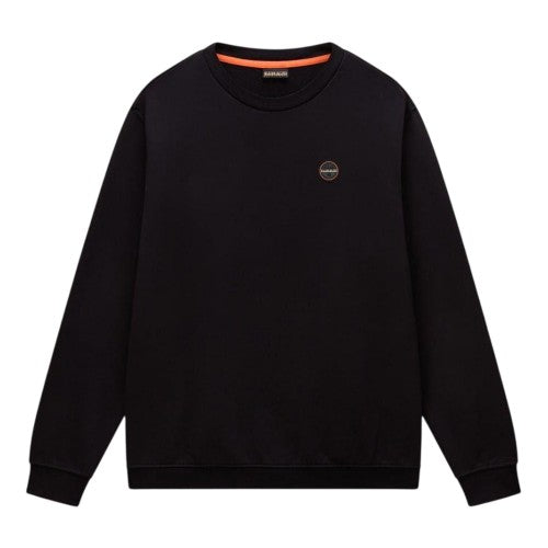 Front - Napapijri Mens Badge Sweatshirt