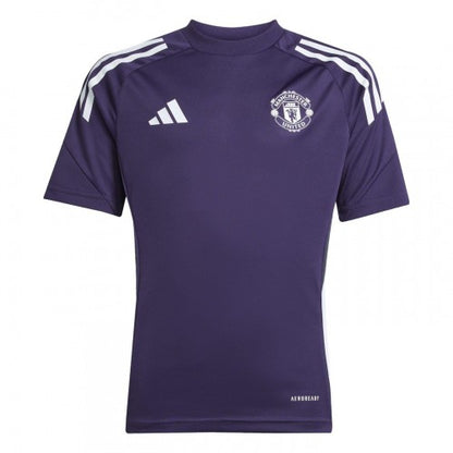 Front - Adidas Childrens/Kids Tiro 25 Competition Manchester United FC Training Jersey