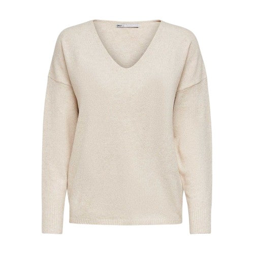 Front - Only Womens/Ladies Rica V Neck Jumper