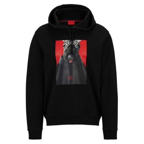 Front - Hugo Mens Zebra Hoodie