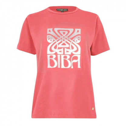 Front - Biba Womens/Ladies Logo T-Shirt