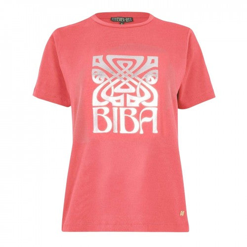 Front - Biba Womens/Ladies Logo T-Shirt