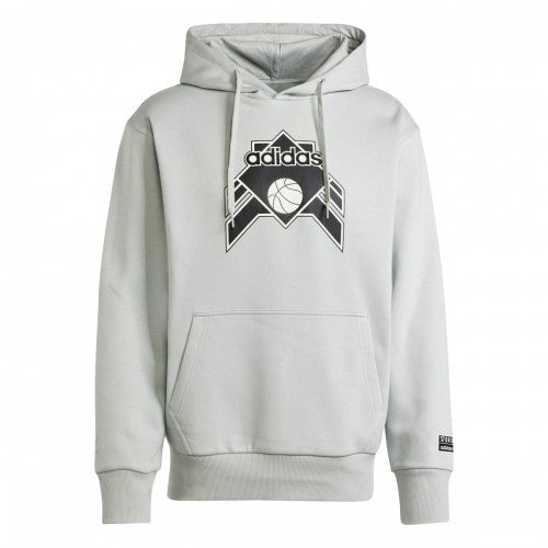 Front - Adidas Mens Graphic Hoodie