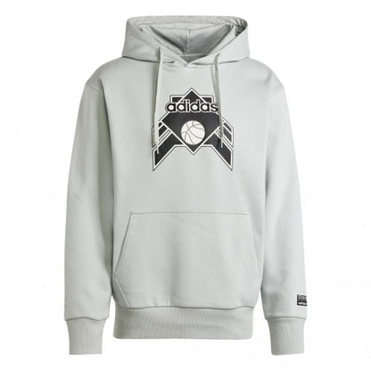 Front - Adidas Mens Graphic Hoodie