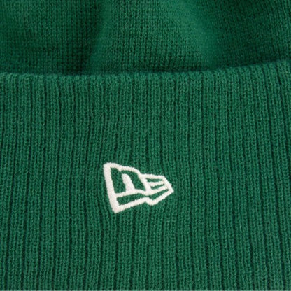 Front - New Era Mens Boston Celtics NBA Knitted Beanie