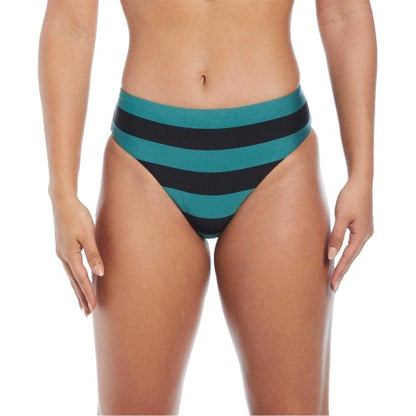 Front - Nike Womens/Ladies Horizontal Stripe Bikini Bottoms