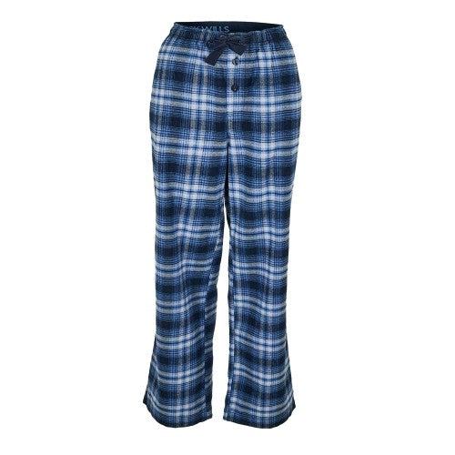 Front - Jack Wills Mens Flannel Plaid Relaxed Fit Pyjama Bottoms
