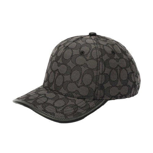 Front - Coach Signature Jacquard Baseball Cap