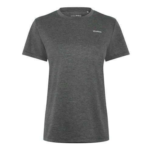 Front - USA Pro Womens/Ladies Tech C Polyester T-Shirt