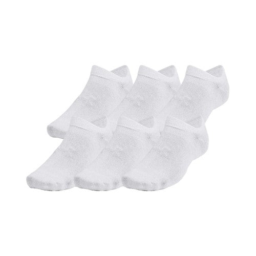 Front - Under Armour Womens/Ladies Essential No-Show Socks (Pack of 6)