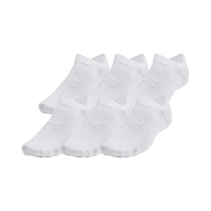 Front - Under Armour Womens/Ladies Essential No-Show Socks (Pack of 6)