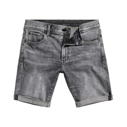 Front - G-Star Mens 3301 Denim Slim Shorts