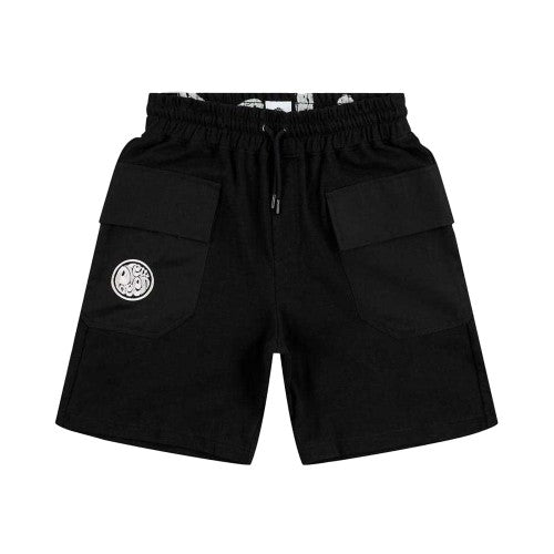 Front - Pretty Green Mens Stamford Cargo Shorts