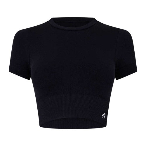 Front - 4th & Reckless Womens/Ladies Brogan Crop Top