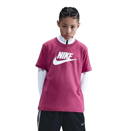 Front - Nike Childrens/Kids Sportswear Logo Cotton T-Shirt