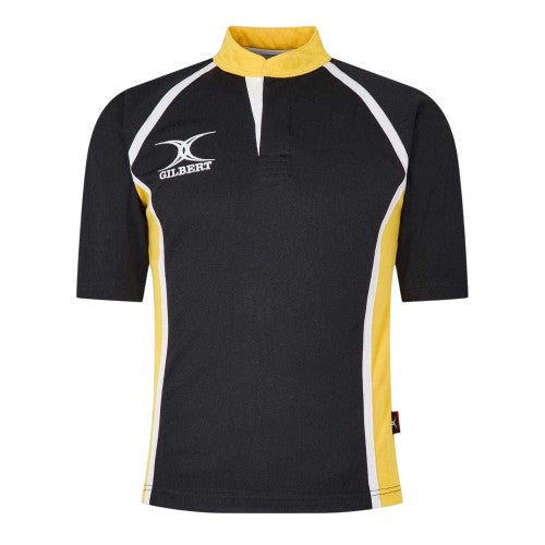 Front - Gilbert Mens Short-Sleeved Rugby Shirt