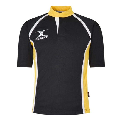 Front - Gilbert Mens Short-Sleeved Rugby Shirt