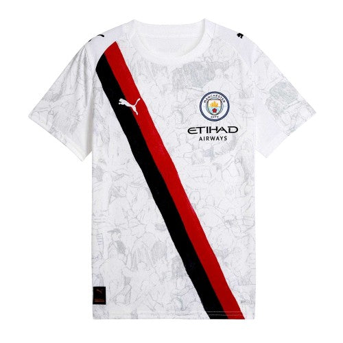 Front - Puma Childrens/Kids KidSuper Manchester City FC Away Shirt